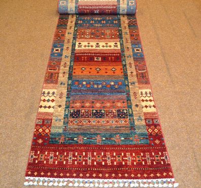 Handgeknüpfter Orientteppich Ariana aus Afghanistan Nr.79024 320x81cm