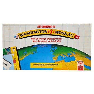 Anti Monopoly 3 III Washington Moskau 1987 Brettspiel ASS 80er Vintage