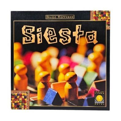 Siesta - Gold Sieber 1999 Royal Spiel Holz Material Guido Hoffmann Vollständig