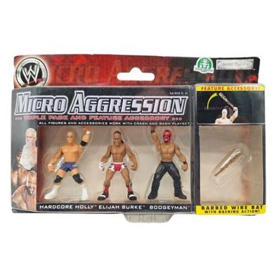 Jakks Pacific WWE Micro Aggression Triple Pack Hardcore Holly 2007