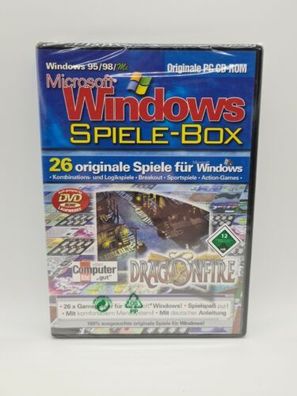 Windows Spiele Box 26 PC Spiele Dragonfire NEU Sealed Vintage Windows 95 98 me