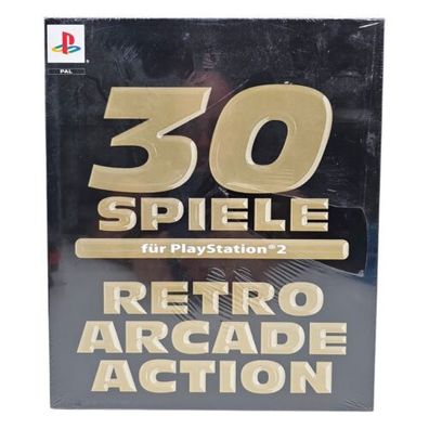 30 Retro Arcarde Action Spiele / Sony Playstation 2 Selten / Neu