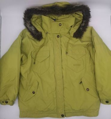 Schöffel Gore-Tex Damen Winter Jacke Vintage Gr. 36/38 Grün