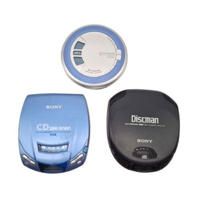 Discman Konvolut 3 stück Sony Panasonic Ersatzteile CD Walkman