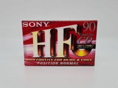 Sony HF 90 MC Kassette NEU OVP 90min Vintage