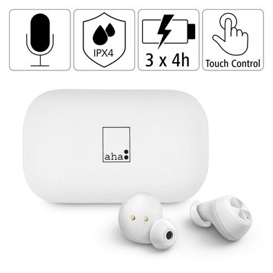 Hama In-Ear Buds True Wireless Kopfhörer Bluetooth Headset Mikrofon + Ladeschale