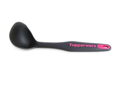 Tupperware Griffbereit Kleiner Schöpflöffel pink-schwarz D172 TOP-Saucenlöffel