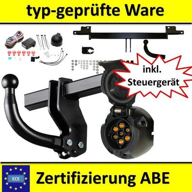 AHK + E-Satz 7 polig Peugeot 308 Bj 2007-05.2011 Schrägheck Anhängerkupplung N