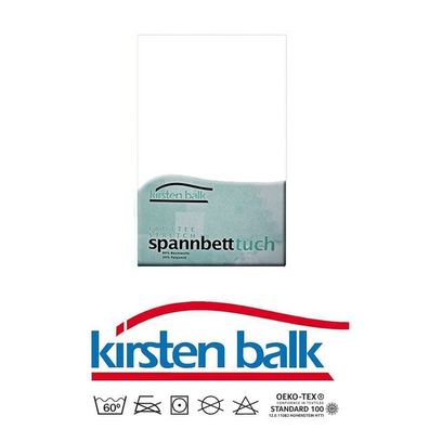 Kirsten Balk Frottee-Spannbetttuch - Spannbettlaken - 180gr/ m² - 90-100 x 190-200cm
