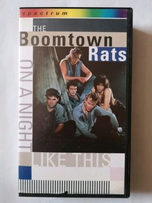 The Boomtown Rats-On A Night Like this--VHS Kassette