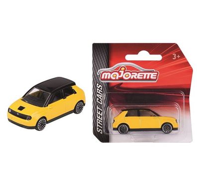 Majorette 212053051Q10 - Street Cars - Street Cars Honda E, yellow - Neu