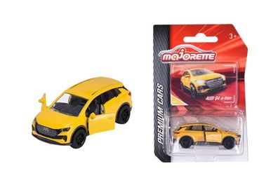 Majorette 212053052Q34 - Premium Cars - Audi Q4 e-tron, yellow - Neu