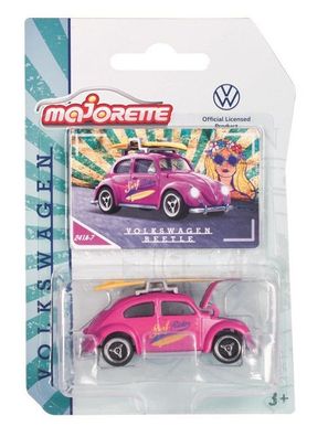 Majorette 212055004 - VW The Originals Premium Cars - VW Käfer, Pink