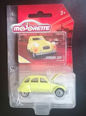 Majorette 212052010 - Vintage Cars - Citroen 2CV, gelb - Neu