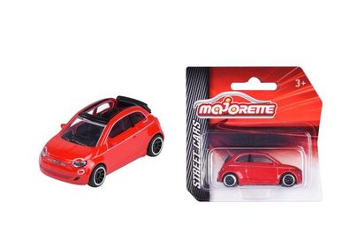 Majorette 212053051Q08 - Street Cars - Fiat 500 Icon, red - Neu