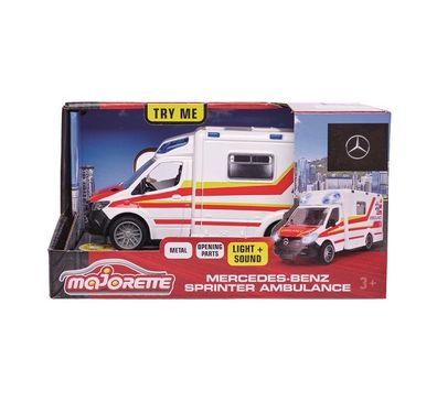 X) Majorette 213712001 - Grand Series - Mercedes-Benz Sprinter Ambulance - Neu