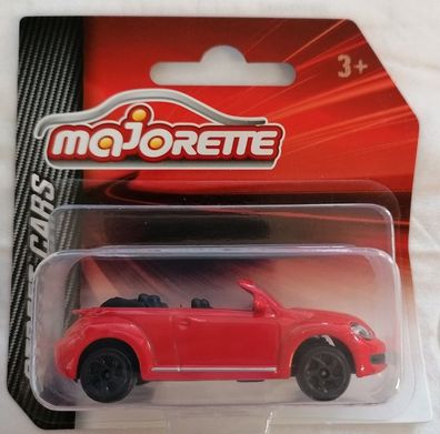Majorette 212053051 - Street Cars - Vw Beetle Cabrio - Rot - Neu