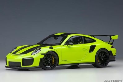 Autoart 78187 - 1/18 Porsche 911 (991.2) GT2 RS Weissach Package (Acid Green)