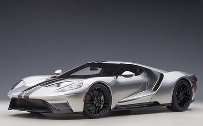 AUTOart 12108 - 1/12 Ford GT 2017 (Ingot Silver with Black stripes)