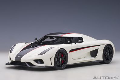 AUTOart 79027 - 1/18 Koenigsegg Regera (Arctic White/ Carbon with Red accents)