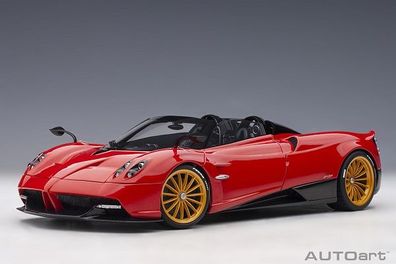 AUTOart 78287 - 1/18 Pagani Huayra Roadster (Rosso Monza) - Neu