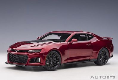 AUTOart 71208 - 1/18 Chevrolet Camaro ZL1 2017 (Garmet Red Tintcoat) - Neu