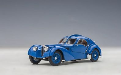 AUTOart 50947 - 1/43 Bugatti 57S Atlantic (blue/ blue spoked wheels) - Neu
