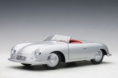 AUTOart 78072 - 1/18 Porsche 356 Nummer 1 8Neu) 1948 DieCast - Silver - Neu