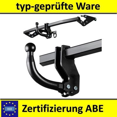 Anhängerkupplung starr mit geschraubtem Kugelkopf für Volvo 850 1991-1997