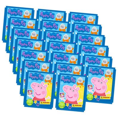 Panini Peppa Pig Sticker - Mein Fotoalbum (2023) - 20 Tüten Sammelsticker