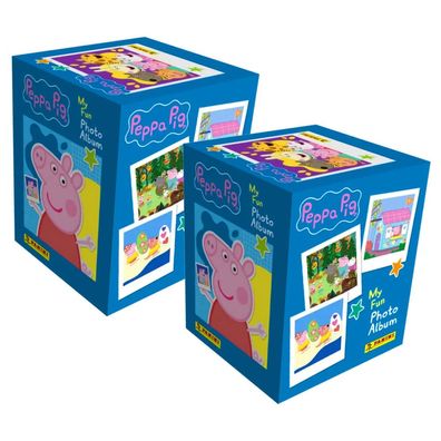 Panini Peppa Pig Sticker - Mein Fotoalbum (2023) - 2 Display Sammelsticker