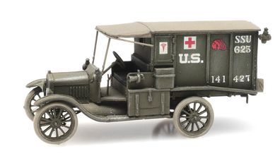 Artitec 6870308 - 1/87 / H0 WWI T-Ford Ambulance US Army - Neu