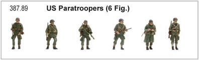 Artitec 387.89 - 1/87 Us Fallschirmjäger / Paratroopers - Fertigmodell - Neu