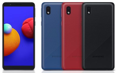 Samsung Galaxy A01 Core SM-A013 Dual Sim Schwarz Blau Rot Android Smartphone