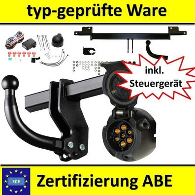 Anhängerkupplung mit Elektrosatz 7 polig für Mercedes W204 C Klasse 2007-2014