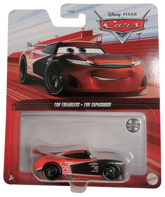 Mattel DXV41 Disney Pixar Cars 3 Tim Treadless Schwarz Rot Spielzeugauto Modell