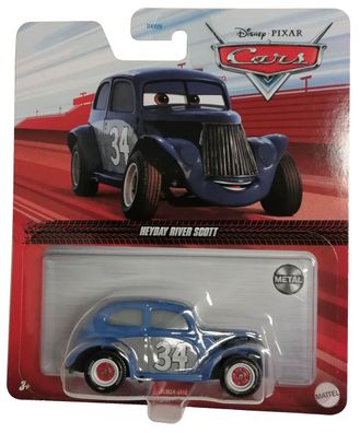 Mattel FML34 Disney Pixar Cars 3 Heyday River Scott Blau Spielzeugauto Actionaut