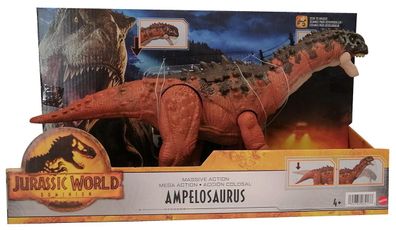Mattel HDX50 Jurassic World Dominion Ampelosaurus Urzeitmonster Dinosaurier Pfla