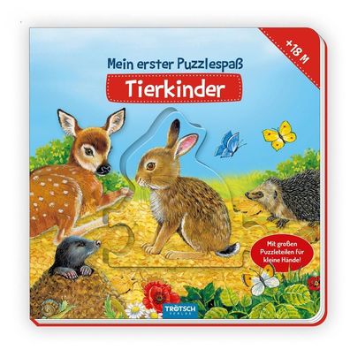 Tr?tsch Puzzlebuch Mein erster Puzzlespa? Tierkinder: Kinderbuch Besch?ftig ...