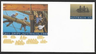 Ganzsache Australien Tall Ships 1998 postfrisch