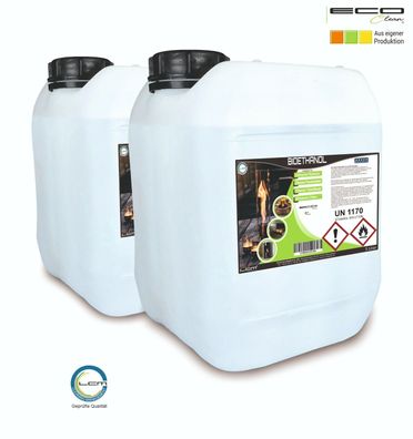 Bioethanol 96,6% Kamin Alkohol 10L 2 x 5 Liter