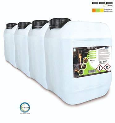 Bioethanol 96,6% Kamin Alkohol 20L 4x5 Liter