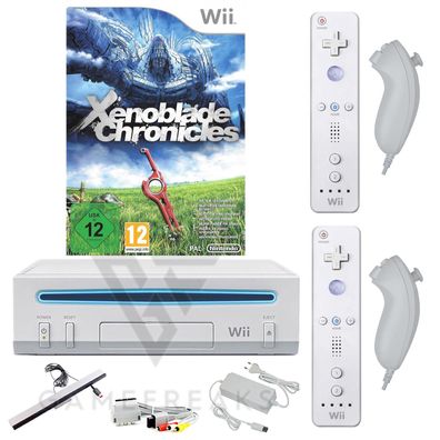 Nintendo Wii Konsole Xenoblade Chronicles, Nunchuk, Remote, Alle Kabel