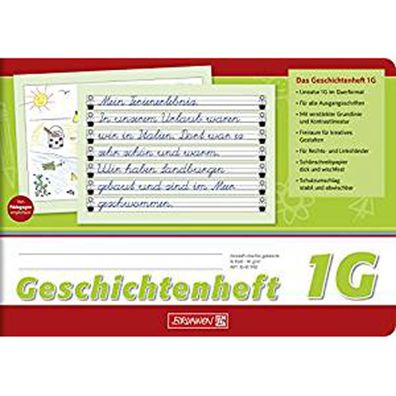 Geschichtenheft Lineatur 1G DIN A5