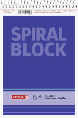 Spiralnotizblock DIN A5 liniert