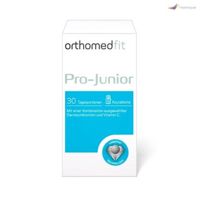 orthomed fit Pro-Junior Kautabletten Erdbeergeschmack - 30 Tagesportionen
