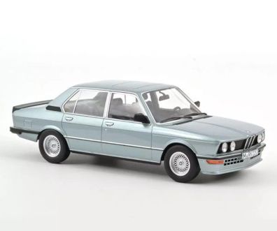 BMW Miniatur M535i E12 - 1980 blau met. 1:18