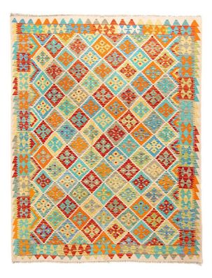Kelim-Afghan Handgewebter Designer Kelim Nr.131 250x185cm aus 100% Wolle