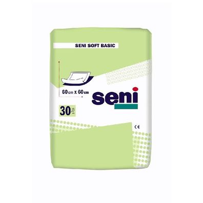 Seni Soft Basic Bettschutzunterlagen 60 x 60 cm 30 Stück