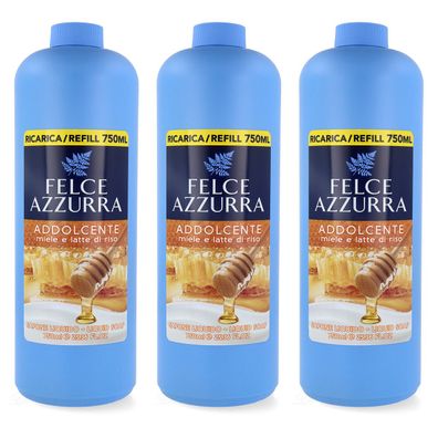Paglieri Felce Azzurra Addolcente Flüssigseife Handseife 3 x 750 ml Refill